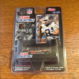 1999 Cleveland Browns Tim Couch Rookie Card & Diecast Team Collectible